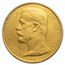 1891-1904 Monaco Gold 100 Francs Albert I (Cleaned)