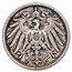 1891-1916 Germany Silver 1 Mark Avg Circ