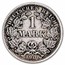 1891-1916 Germany Silver 1 Mark Avg Circ