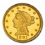 1891 $2.50 Liberty Gold Quarter Eagle PF-65 UCAM NGC