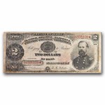 1891 $2 Treasury Note General James McPherson Fine+ (Fr#356)