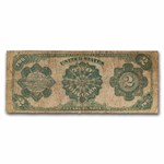 1891 $2 Treasury Note General James McPherson Fine (Fr#357)