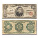 1891 $5.00 Treasury Note General George Thomas G/VG (Fr#364)