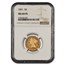 1891 $5 Liberty Gold Half Eagle MS-60 NGC (PL)