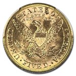 1891 $5 Liberty Gold Half Eagle MS-64 PCGS CAC