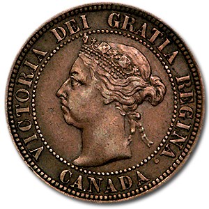 1891 Canada Large Cent VF (Lg Date) 1891 Canada Large Cent VF (Lg Date)