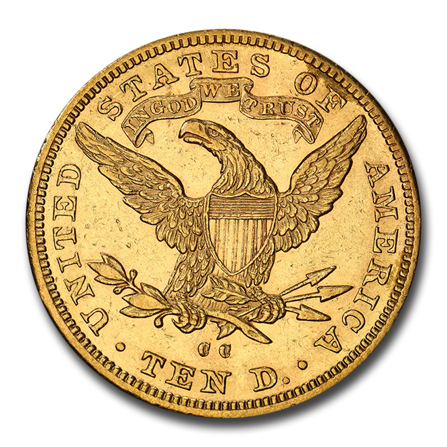 Buy 1891-CC $10 Liberty Gold Eagle AU-50 PCGS | APMEX