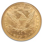 1891-CC $10 Liberty Gold Eagle MS-61 NGC CAC
