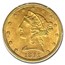 1891-CC $5 Liberty Gold Half Eagle MS-62 PCGS CAC