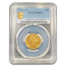 1891-CC $5 Liberty Gold Half Eagle MS-62+ PCGS