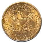 1891-CC $5 Liberty Gold Half Eagle MS-63 PCGS