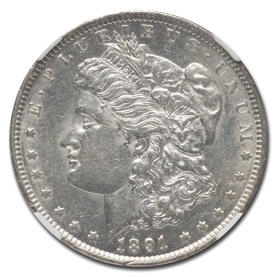 1891-CC Morgan Dollar AU-55 NGC (VAM-3 Spitting Eagle Top-100) 1891-CC Morgan Dollar AU-55 NGC (VAM-3 Spitting Eagle Top-100)