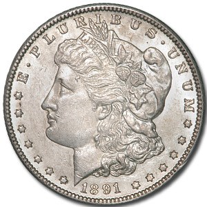 1891-CC Morgan Dollar BU Details (Cleaned) 1891-CC Morgan Dollar BU Details (Cleaned)