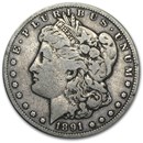 1891-CC Morgan Dollar Fine