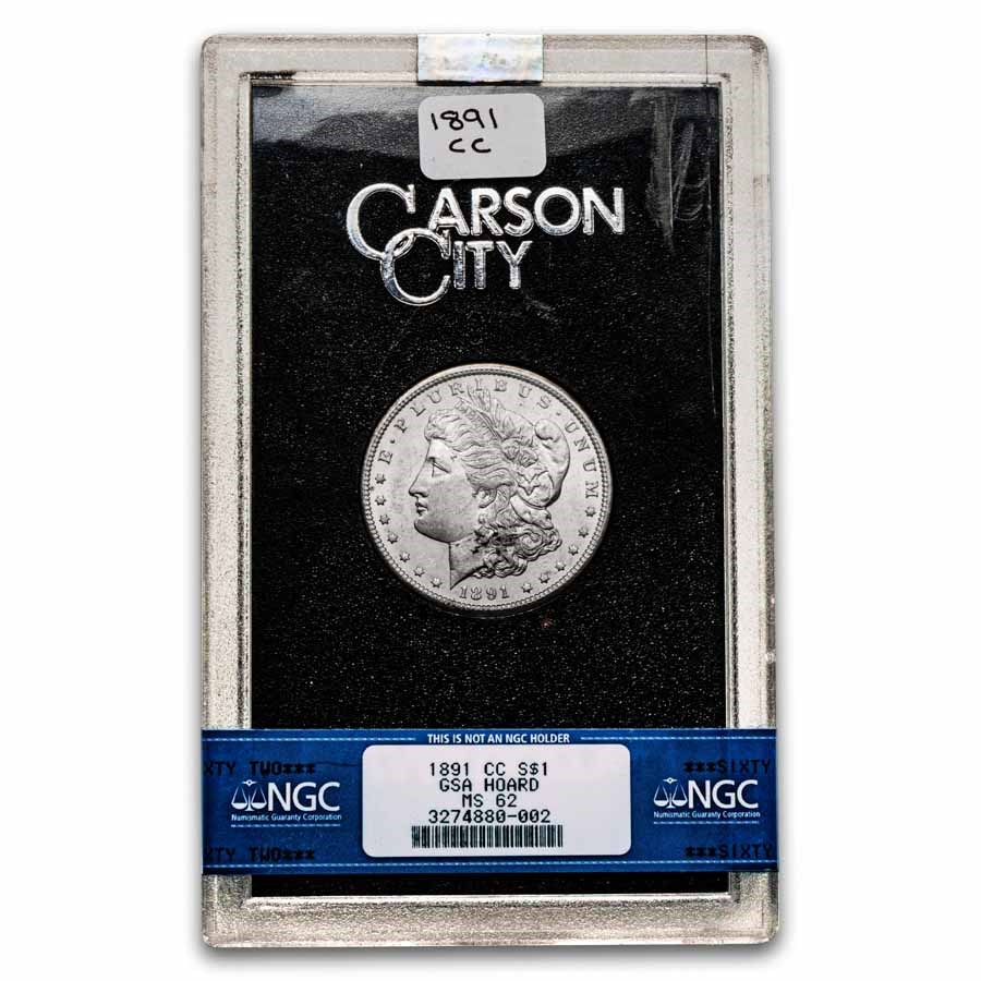 1891-CC Morgan Dollar MS-62 NGC (GSA)