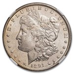 1891-CC Morgan Dollar MS-62 NGC