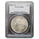 1891-CC Morgan Dollar MS-62 PCGS