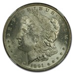 1891-CC Morgan Dollar MS-63 NGC