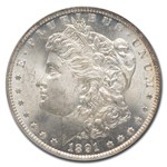 1891-CC Morgan Dollar MS-64 PCGS