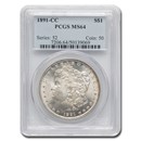 1891-CC Morgan Dollar MS-64 PCGS