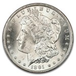 1891-CC Morgan Dollar MS-65 PCGS (VAM 3, Spitting Eagle)