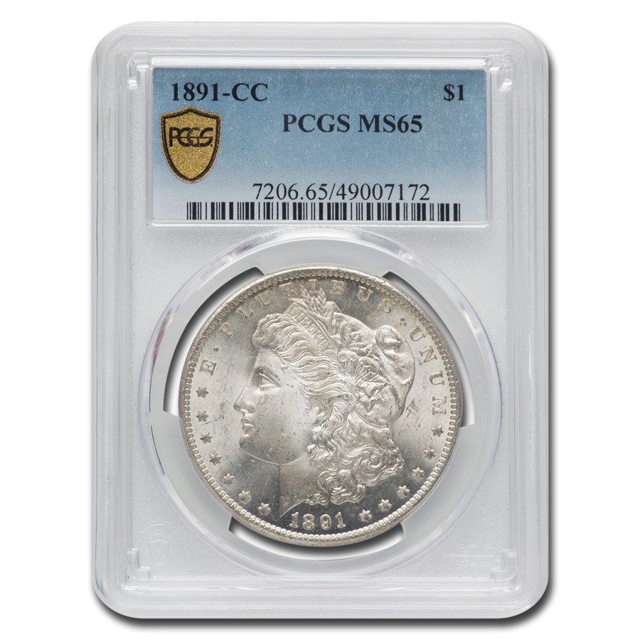 1891-CC Morgan Dollar MS-65 PCGS