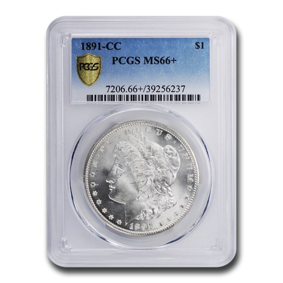 1891-CC Morgan Dollar MS-66+ PCGS 1891-CC Morgan Dollar MS-66+ PCGS