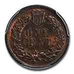 1891 Indian Head Cent MS-64 PCGS CAC (Red/Brown)