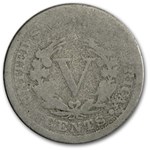 1891 Liberty Head V Nickel AG