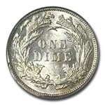 1891 Liberty Seated Dime MS-62 PCGS