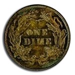 1891 Liberty Seated Dime MS-64 PCGS CAC