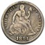 1891 Liberty Seated Dime VG