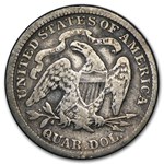 1891 Liberty Seated Quarter VF