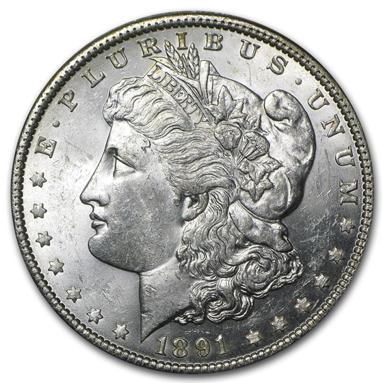 1891 Morgan Dollar BU