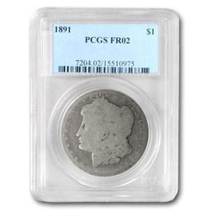 1891 Morgan Dollar Fair-2 PCGS (Low Ball Registry) 1891 Morgan Dollar Fair-2 PCGS (Low Ball Registry)