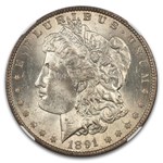 1891 Morgan Dollar MS-63 NGC