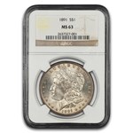 1891 Morgan Dollar MS-63 NGC
