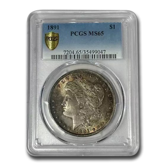 1891 Morgan Dollar MS-65 PCGS 1891 Morgan Dollar MS-65 PCGS