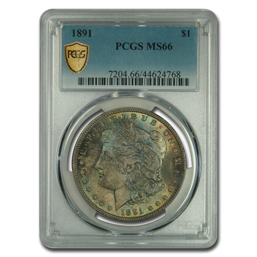 1891 Morgan Dollar MS-66 PCGS