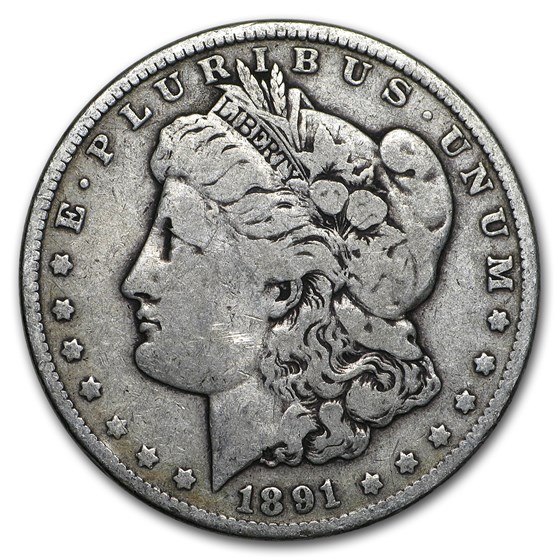 1891 Morgan Dollar VG/VF 1891 Morgan Dollar VG/VF