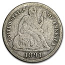 1891-O Liberty Seated Dime Good