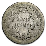 1891-O Liberty Seated Dime Good