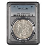 1891-O Morgan Dollar AU-50 PCGS