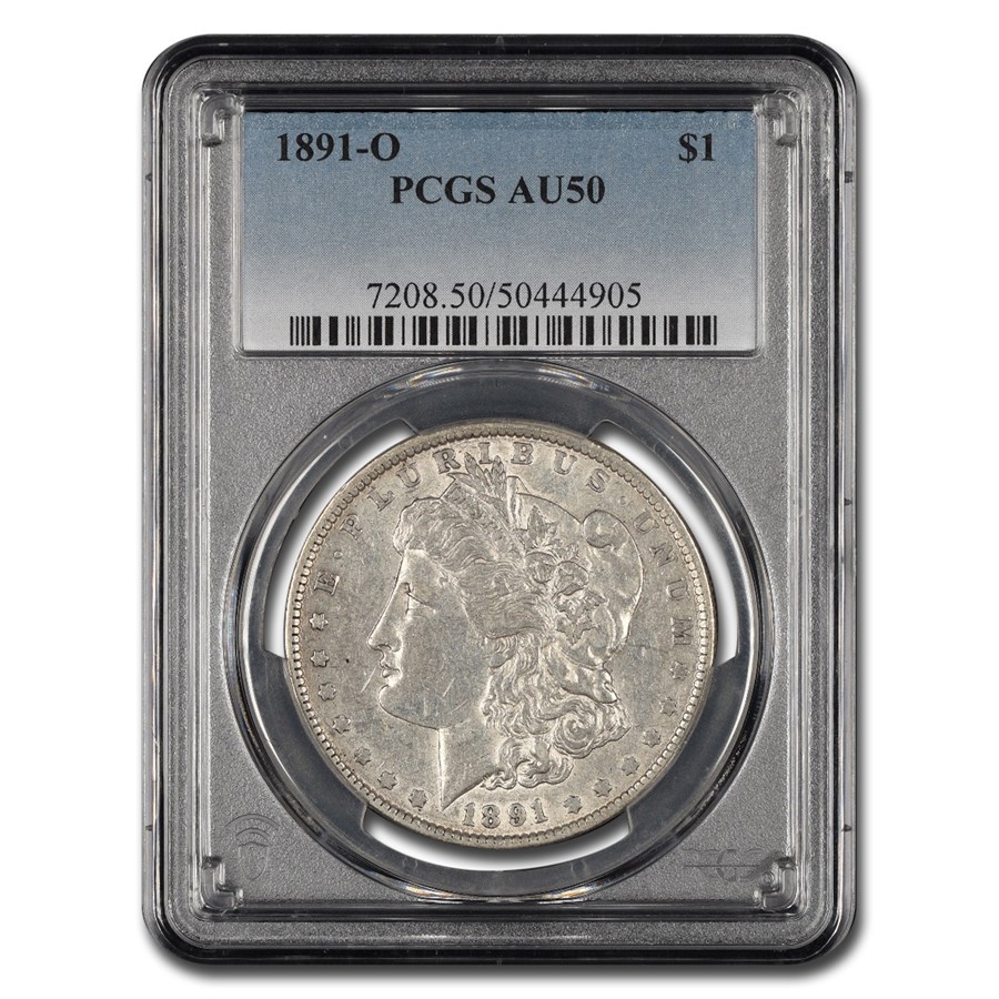 1891-O Morgan Dollar AU-50 PCGS