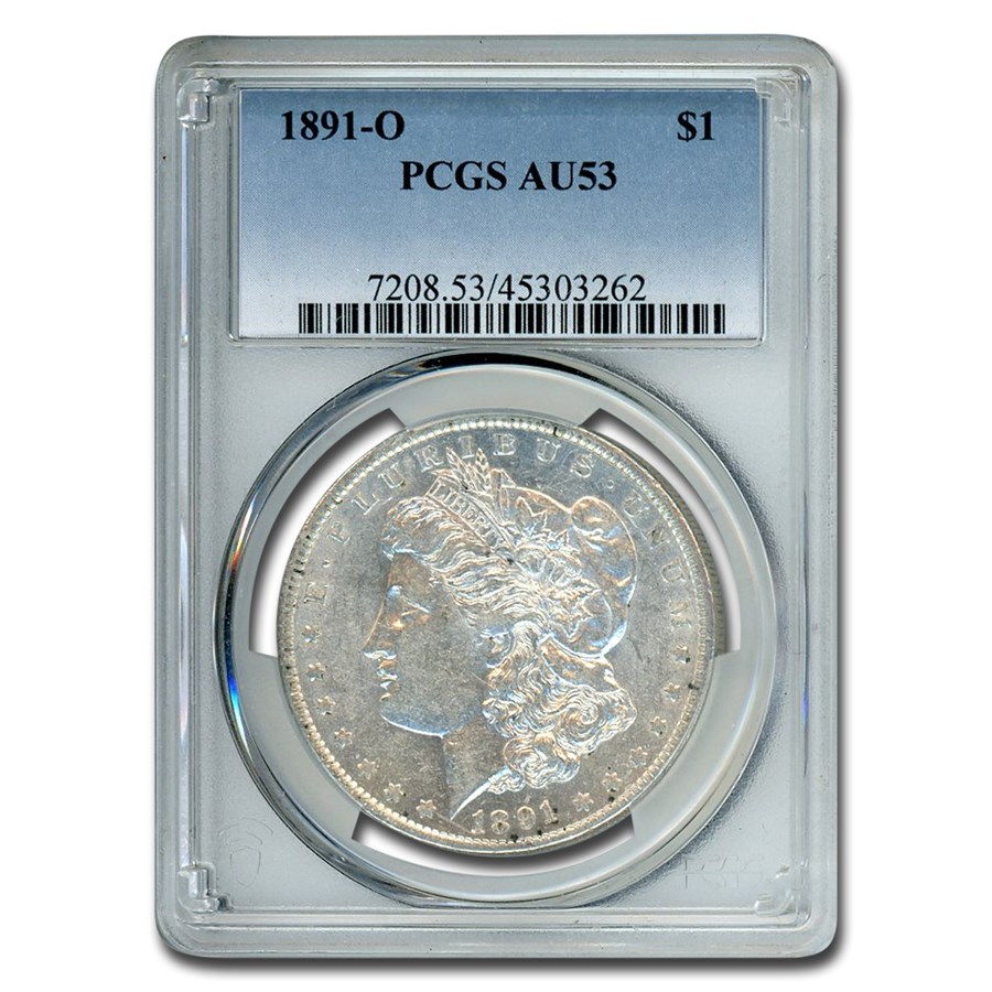 1891-O Morgan Dollar AU-53 PCGS