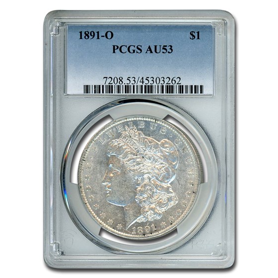 1891-O Morgan Dollar AU-53 PCGS 1891-O Morgan Dollar AU-53 PCGS