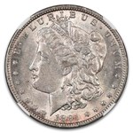 1891-O Morgan Dollar AU-58 NGC