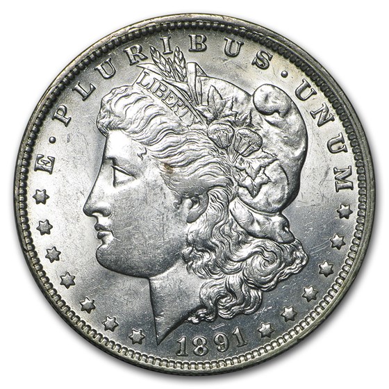 1891-O Morgan Dollar AU-58 1891-O Morgan Dollar AU-58