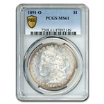 1891-O Morgan Dollar MS-61 PCGS