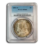 1891-O Morgan Dollar MS-64 PCGS